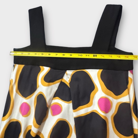 Diane Von Furstenberg Silk Sz 8 Bubble Hem Mod MCM pockets cocktail loud dress - Picture 10 of 16